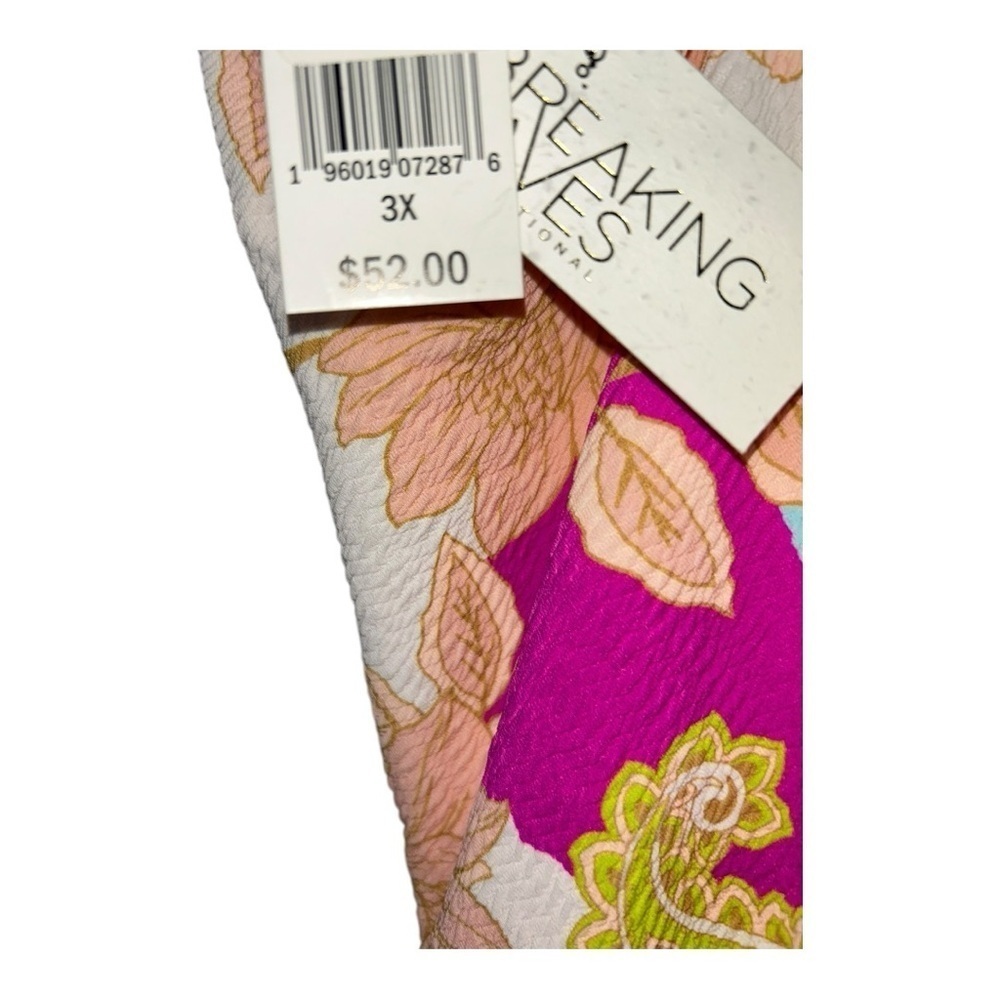 BREAKING WAVES Eco Floral Swimsuit with Vibrant Colors Size 3X NWT - Picture 12 of 12